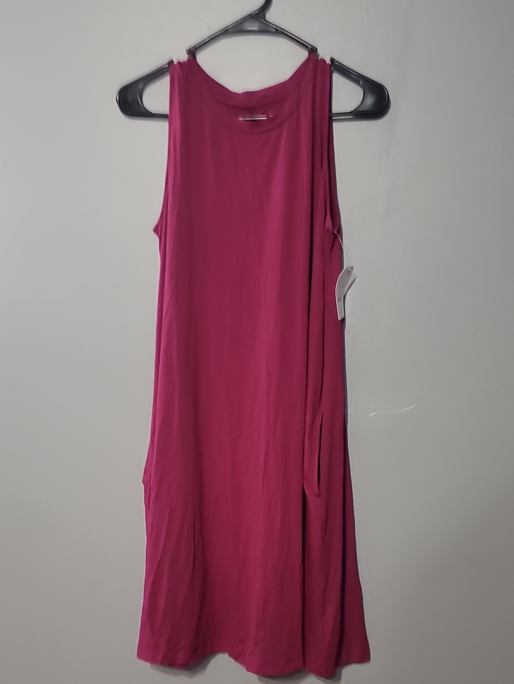 Time and Tru Sleeveless Magenta Midi Dress